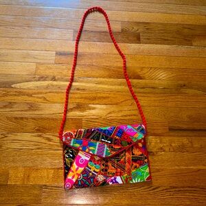 Colorful Patchwork Embroidered Bag